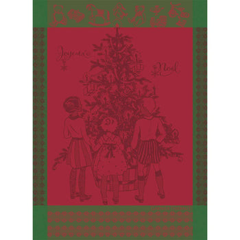 Garnier Thiebaut Noel D'Enfance Houx Jacquard Kitchen Towel